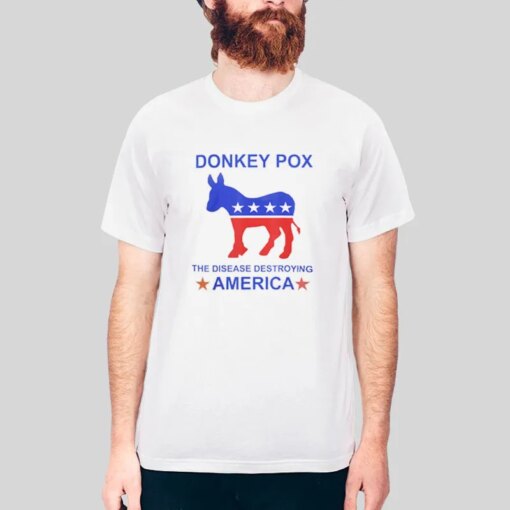 Anti Biden Protrump Donkey Pox Shirt