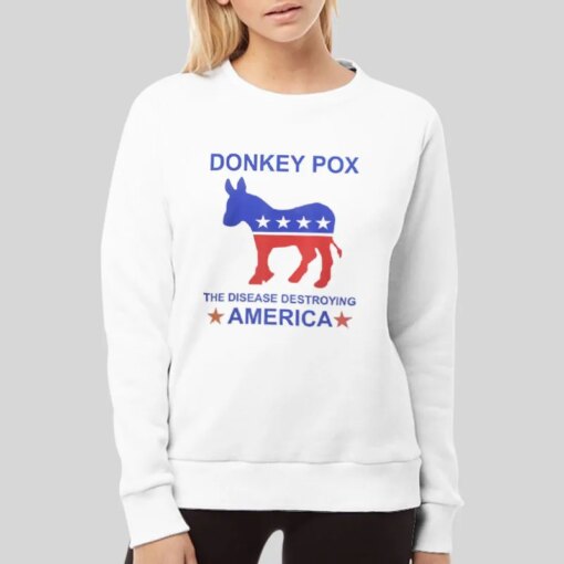 Anti Biden Protrump Donkey Pox Shirt