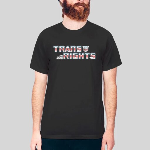 Are Human Rights Trans Rights Transformer Shirt