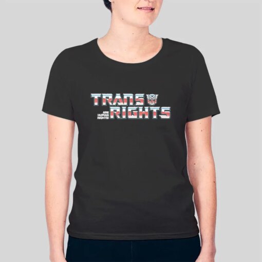 Are Human Rights Trans Rights Transformer Shirt