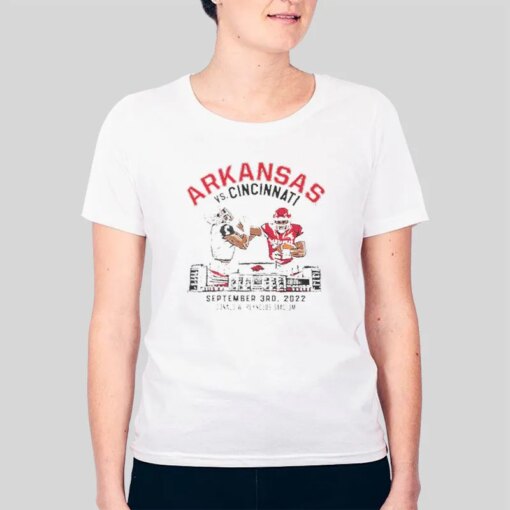 Arkansas V Cincinnati Bearcats Razorbacks Game Day Shirt