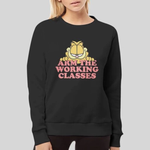 Arm The Working Class Garfield Meme Shirt