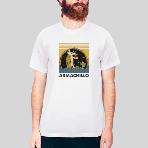 Armadillo Armachillo Weird Cool Ufo Shirt