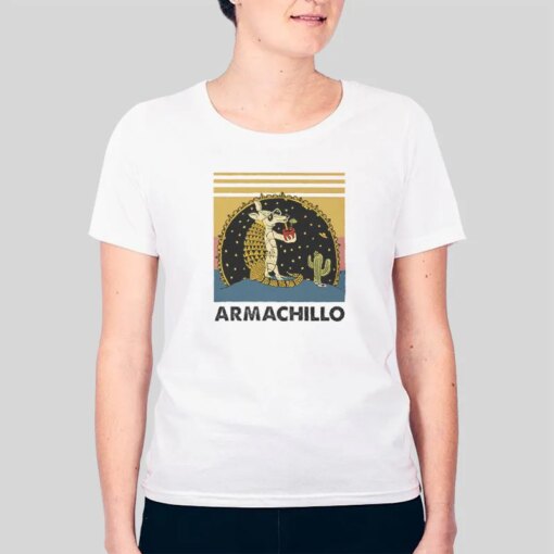 Armadillo Armachillo Weird Cool Ufo Shirt