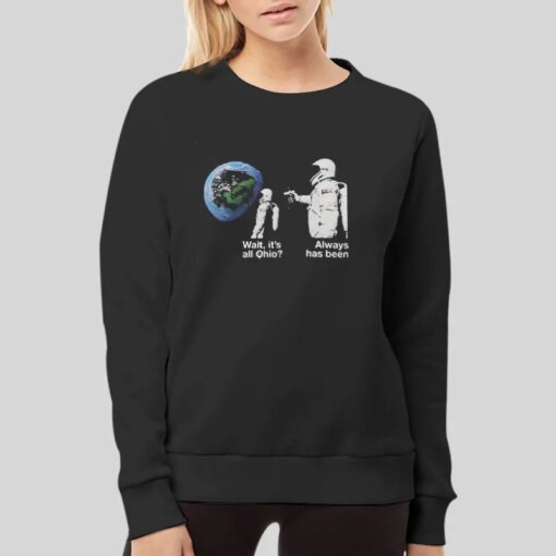 Astronaut Meme Always Has Been Blank Space Shirt