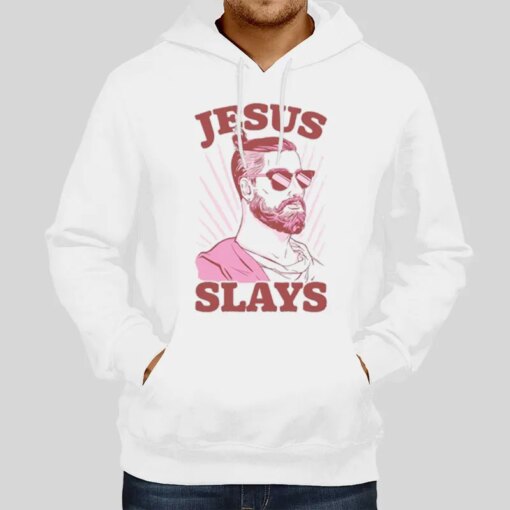 Athletic Jesus Slay Manbun Shirt