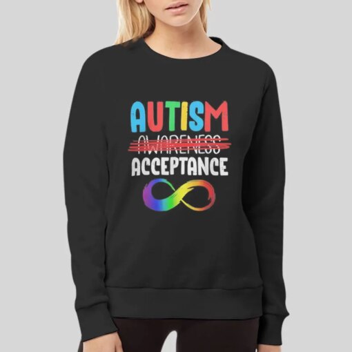 Autism Acceptance Red Instead Shirt