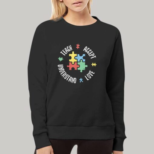 Autism Shirt Teach Accept Understand Love T-Shirt