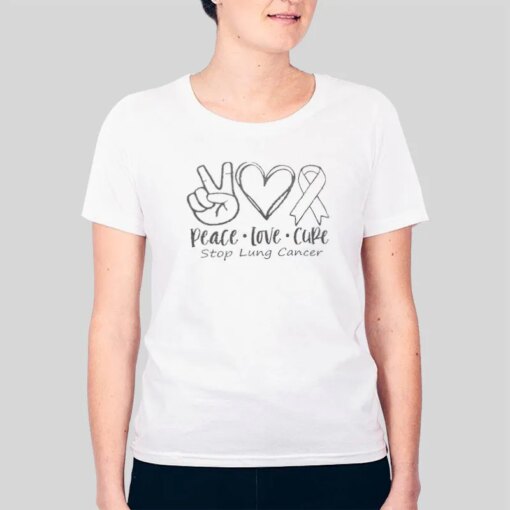 Awareness Stop Lung Cancer Shirt