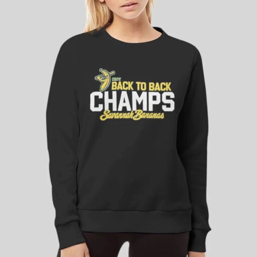 Back To Back Savannah Bananas Champs T Shirts