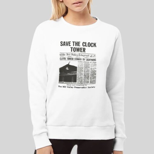 Back To The Future Save The Clocktower Shirt