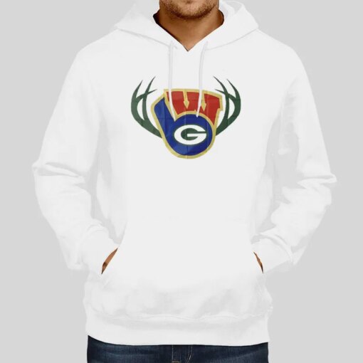 Badgers Brewers Packers Bucks Combined Logo