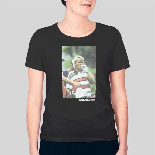 Barstool Sports John Daly Mullets Cigs and Booze Shirt