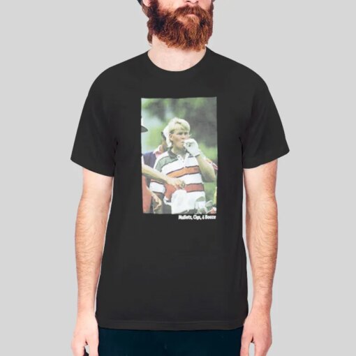 Barstool Sports John Daly Mullets Cigs and Booze Shirt