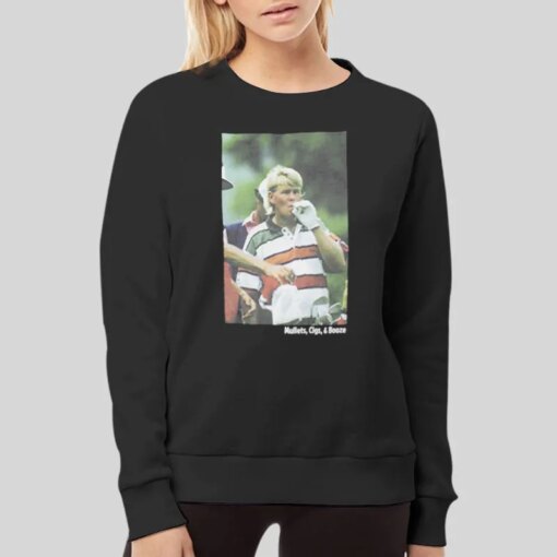 Barstool Sports John Daly Mullets Cigs and Booze Shirt