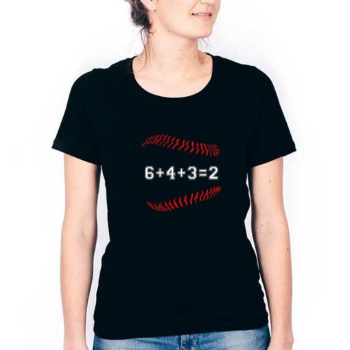 Baseball 6 4 3 2 Shirt Baseball Double Play T-Shirt