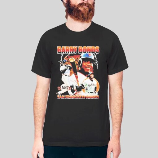 Baseball Legend San Fransisco Giants Barry Bonds T Shirt