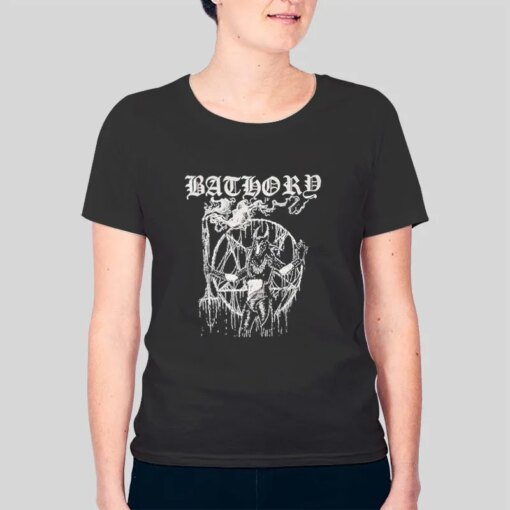 Bathory Satan My Master Goat Shirt