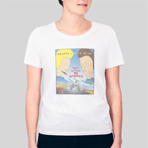 Beavis And Butthead Shirt Over Head Vintage Tees