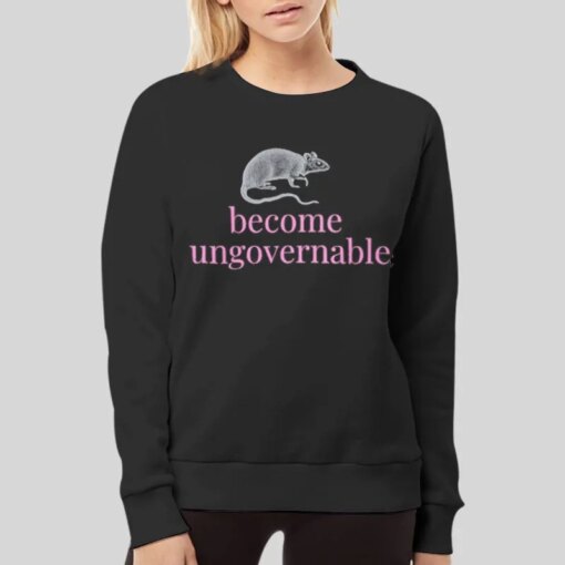 Become Ungovernable Revolutionary Rat Shirt