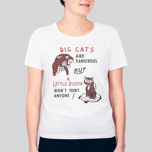 Big Cats Are Dangerous But A Little Pussy Won’t Hurt Anyone Shirt