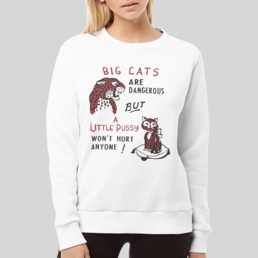 Big Cats Are Dangerous But A Little Pussy Won’t Hurt Anyone Shirt