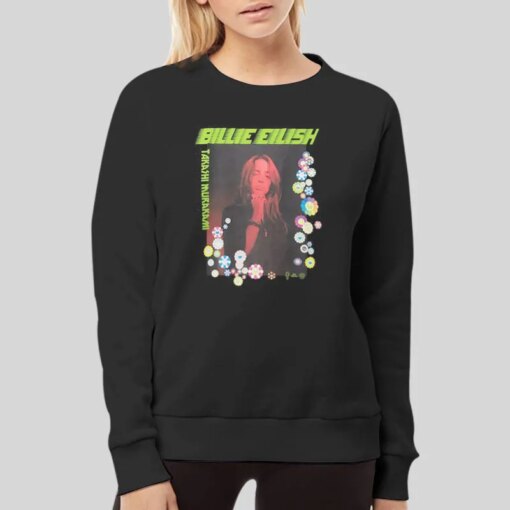 Billie Eilish Flower Photo T Shirt