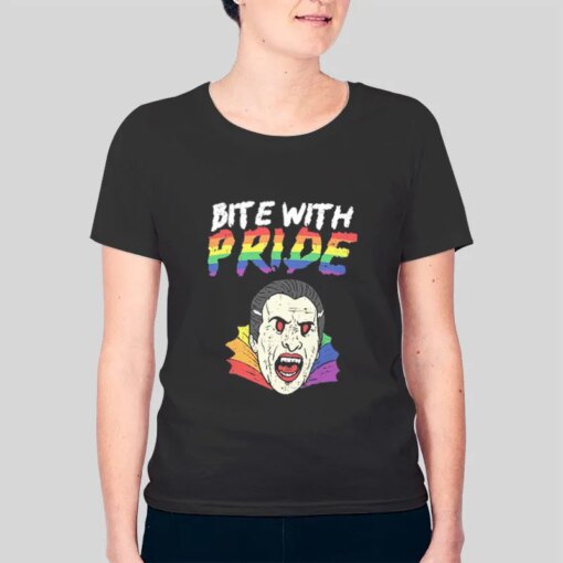 Bite With Pride Gay Dracula Shirt