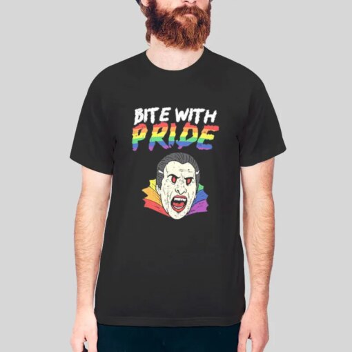 Bite With Pride Gay Dracula Shirt