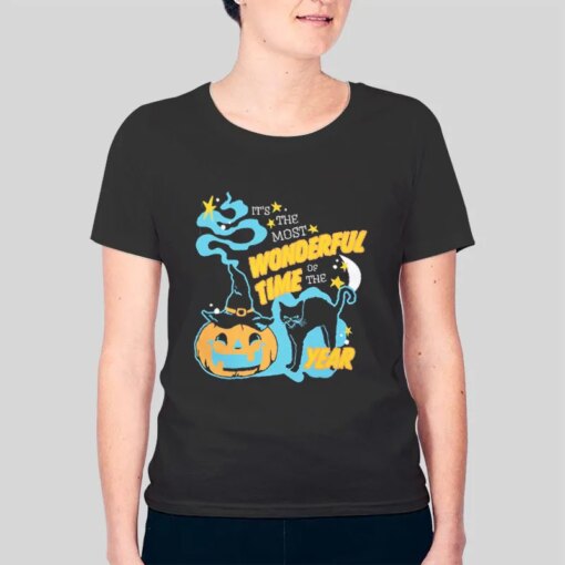 Black Cat It’s The Most Wonderful Time Of The Year Shirt