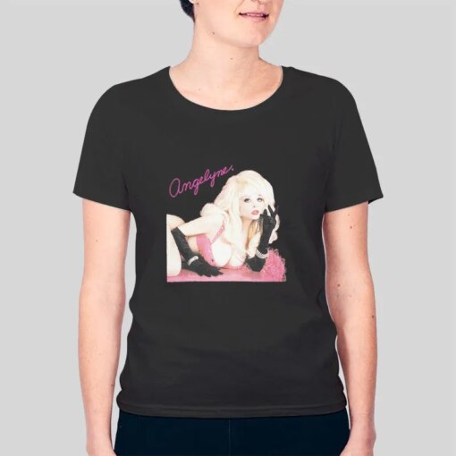 Black Gloves Angelyne T Shirt