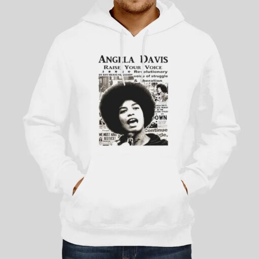 Black History Raise Your Voice Angela Davis T Shirt