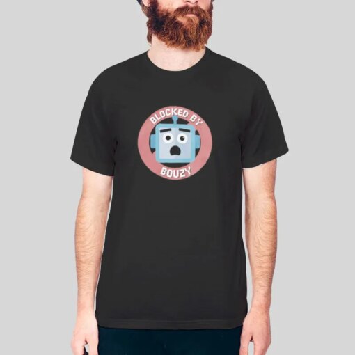 Blocked By Bouzy Popcorned Planet Shirt