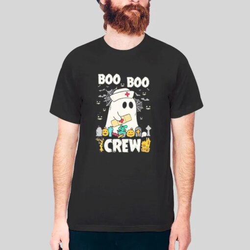 Boo Boo Crew Nurse Halloween T Shirt