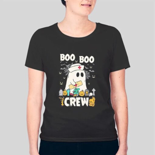 Boo Boo Crew Nurse Halloween T Shirt