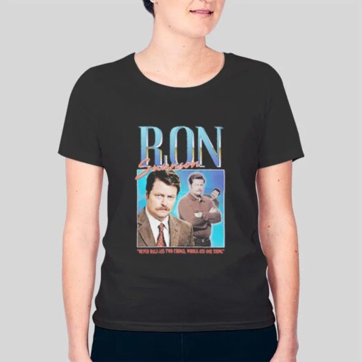 Bootleg Ron Swanson Homage T Shirt