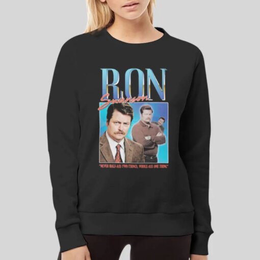 Bootleg Ron Swanson Homage T Shirt