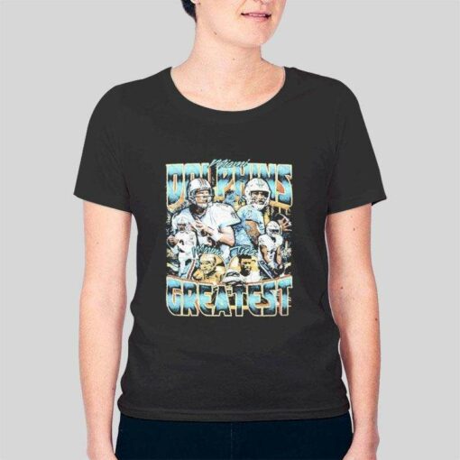 Bootleg Vtg Miami Dolphins Tua Tagovailoa X Dan Marino Shirt