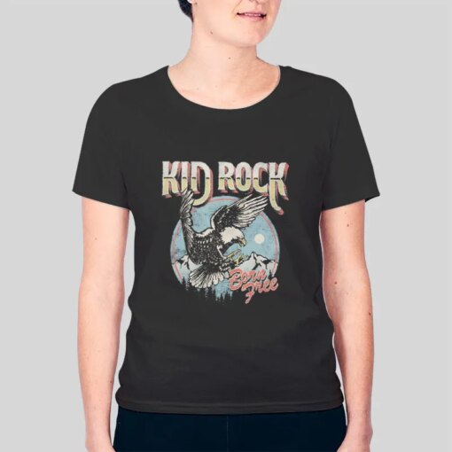 Born Free Eagle Kid Rock Shirt