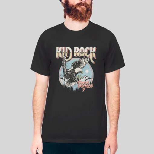 Born Free Eagle Kid Rock Shirt