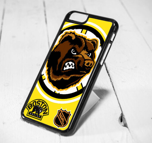 Boston Bruins NHL Team Protective iPhone 6 Case, iPhone 5s Case, iPhone 5c Case, Samsung S6 Case, and Samsung S5 Case