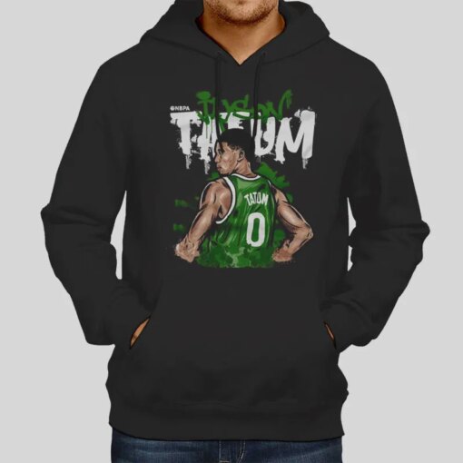 Boston Celtics Jayson Tatum Cartoon Shirt