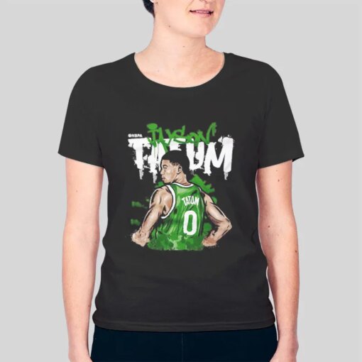 Boston Celtics Jayson Tatum Cartoon Shirt