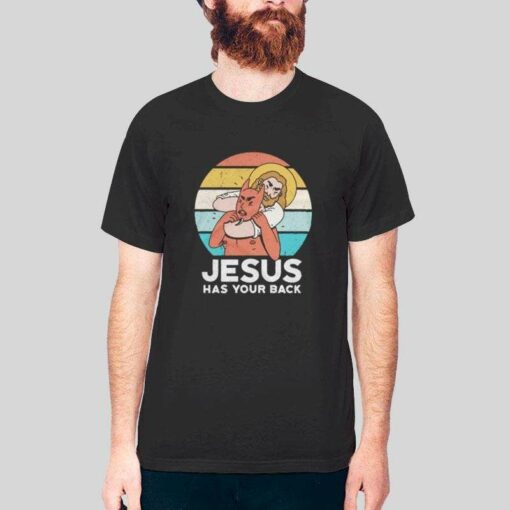 Brazilian Jiu Jitsu Jesus Has Your Back Fight With Satan T Shirt