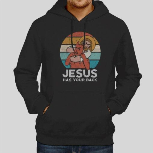 Brazilian Jiu Jitsu Jesus Has Your Back Fight With Satan T Shirt