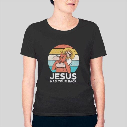 Brazilian Jiu Jitsu Jesus Has Your Back Fight With Satan T Shirt