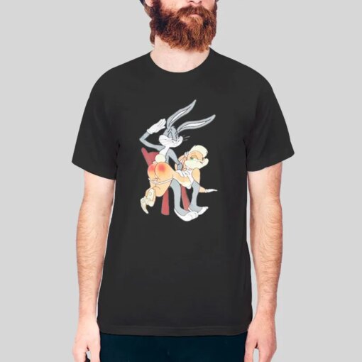 Bugs Bunny Spanking Lola Spank Cartoon Punishment Shirt