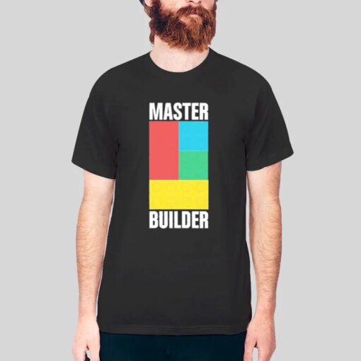 Building Blocks Lego Master Builder Shirt