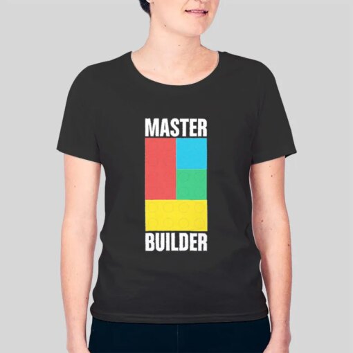 Building Blocks Lego Master Builder Shirt