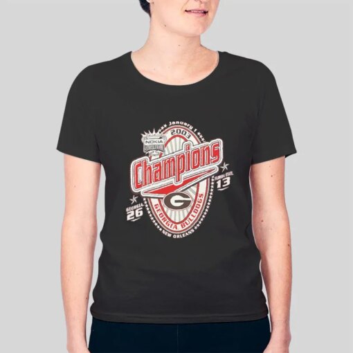 Bulldogs Champions Georgia Sugar Bowl Shirts